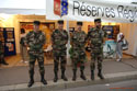 Le 5e RG: le Colonel Porte, Chef de Corps, les capitaines du recrutement et de la 6e Cie d'intervention