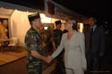 Le ministre et le chef de corps du 5e Génie