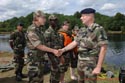 Le général adjoint du gouverneur militaire en visite 